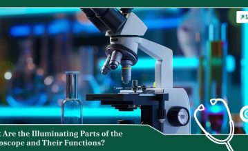 Illuminating parts of microscope