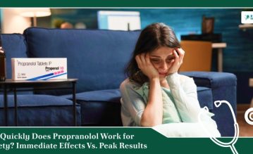 how quickly does propranolol work for anxiety
