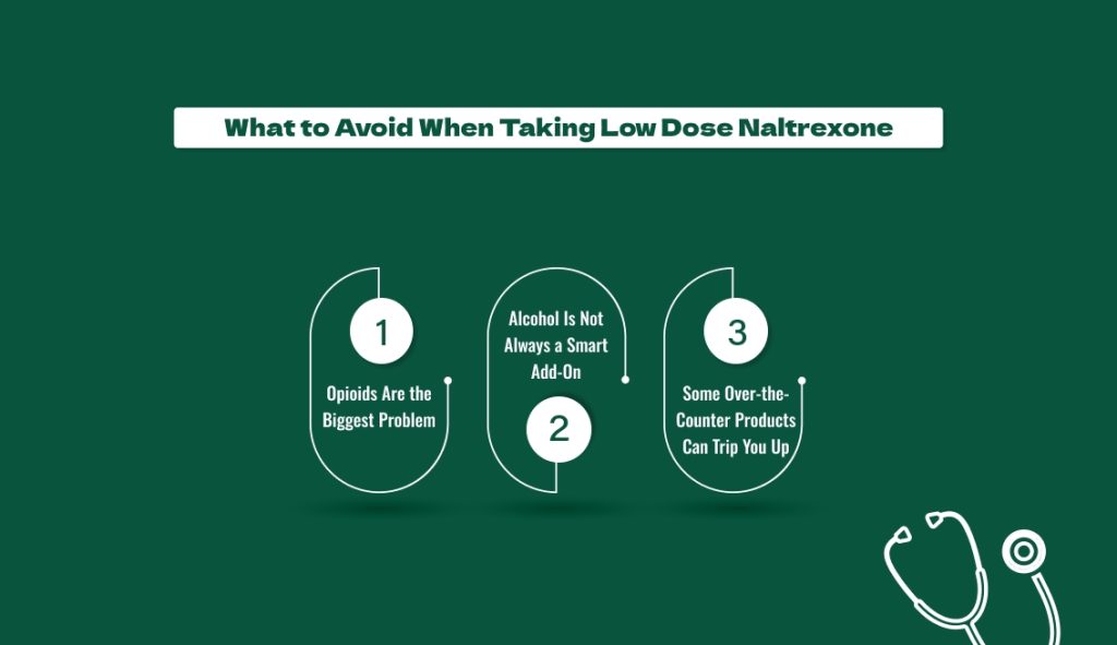Avoid When Taking Low Dose Naltrexone