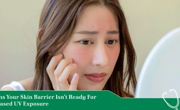 Signs of damaged skin barrier