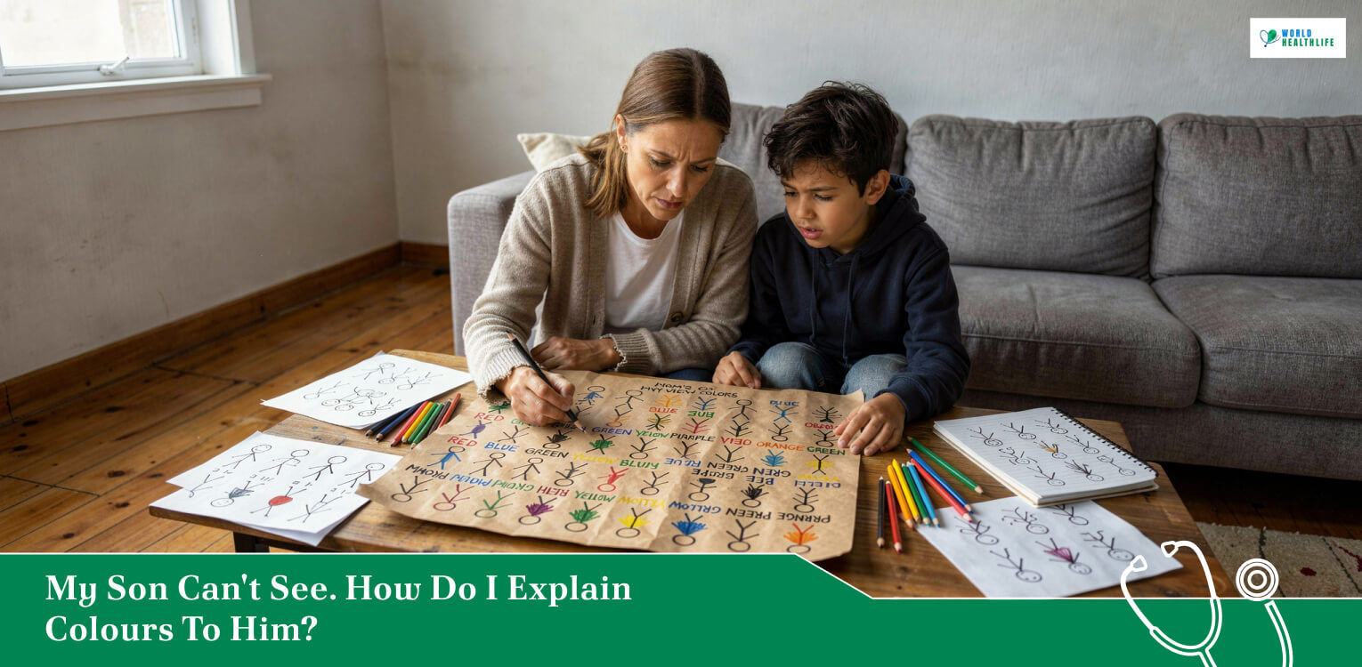 My Son Can't See. How Do I Explain Colours To Him?